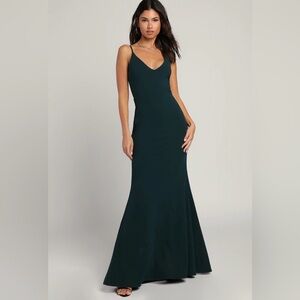 Lulu’s Dark Green Dress - Size M